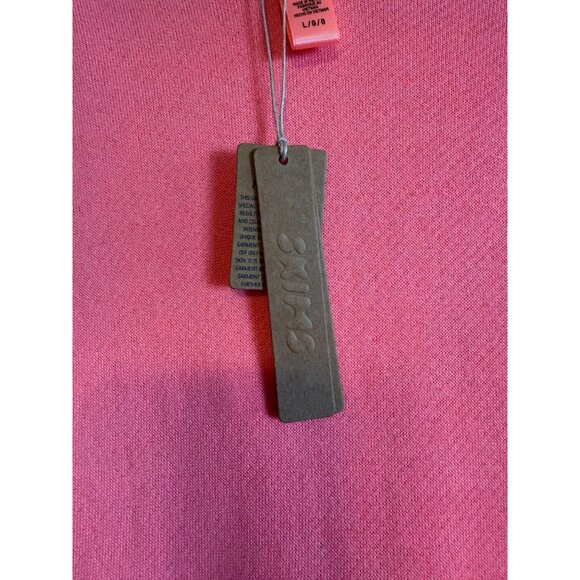 Skims French Terry Pullover Hoodie Sweater Large Coral Long Sleeves Lounge - Picture 8 of 9